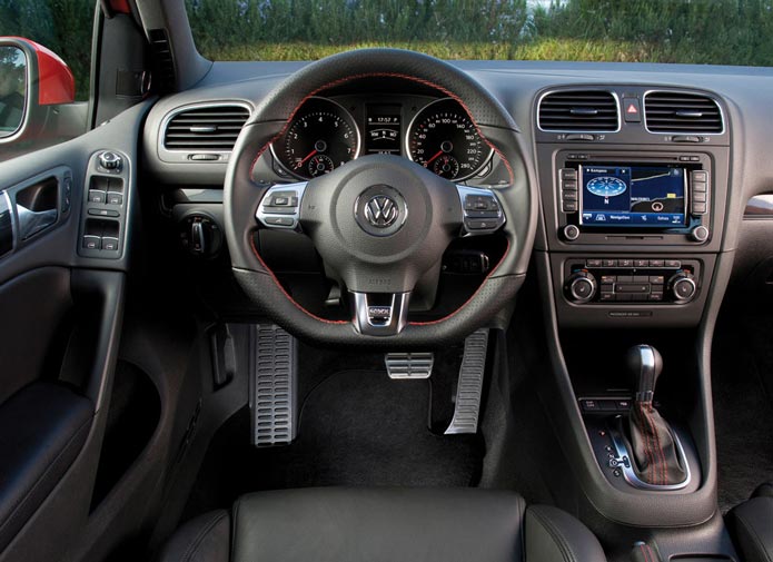 vw golf gt 2011 interior painel