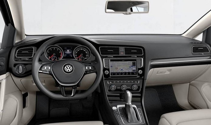 vw golf highline 2016 brasil interior