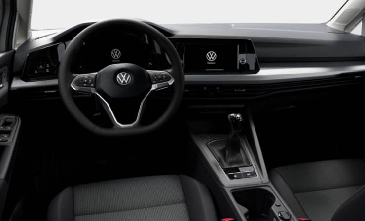 vw golf variant 2021 interior da versão de entrada