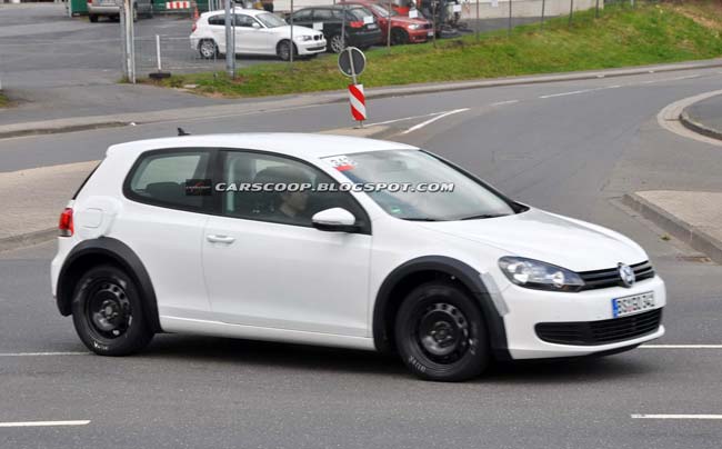 volkswagen golf 2012 spy photo mule