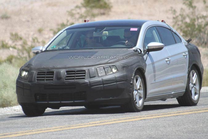 vw passat cc 2012 spyphoto