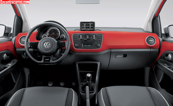 volkswagen up brasil interior red up!