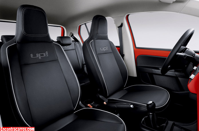 volkswagen up brasil interior red up!