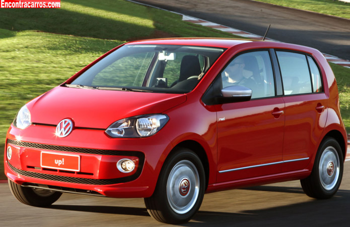 vw red up - volkswagen up vermelho