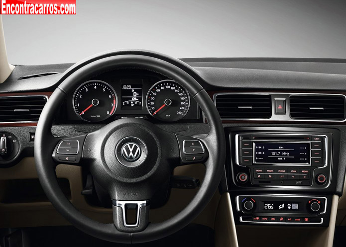 volkswagen novo santana 2013 2014  interior