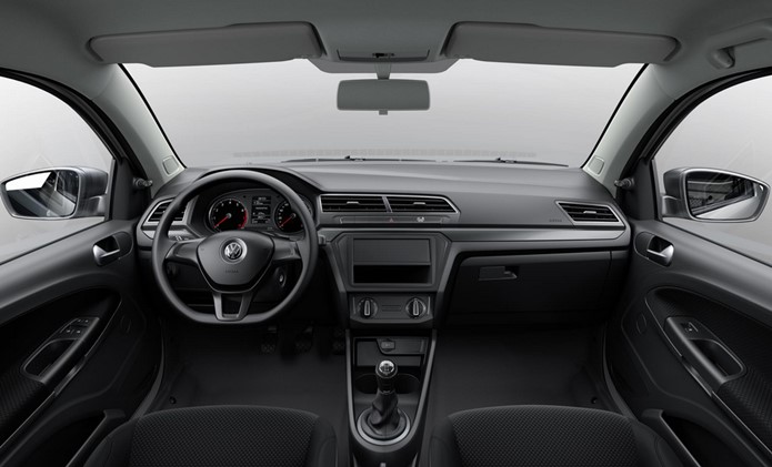 vw saveiro trendline 2017 interior