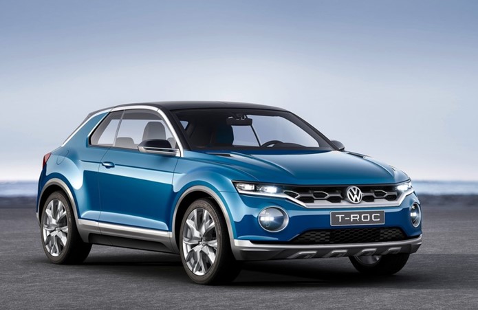 novo vw t-roc concept