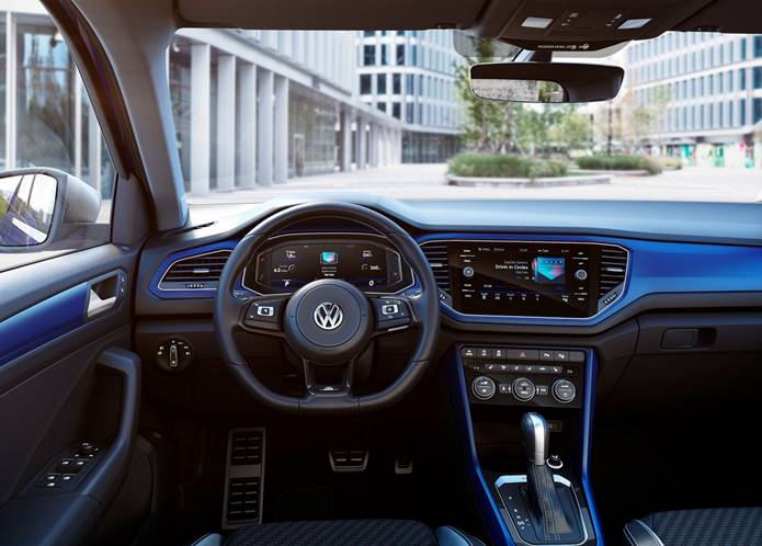 volkswagen t-roc r 2020 interior