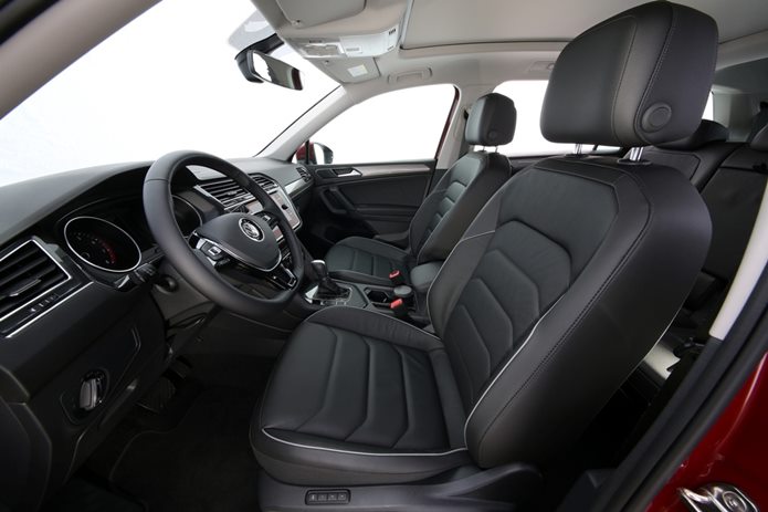 novo vw tiguan allspace 2018 interior bancos dianteiros