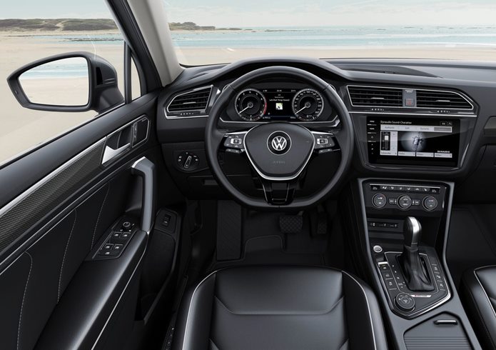 novo vw tiguan interior painel