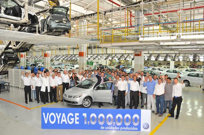 volkswagen voyage 1 milhao de unidades produzidas