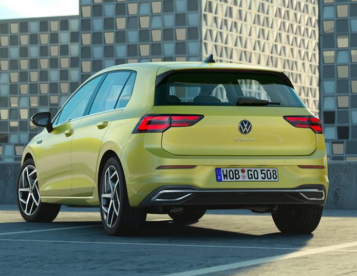 novo golf 2020 traseira