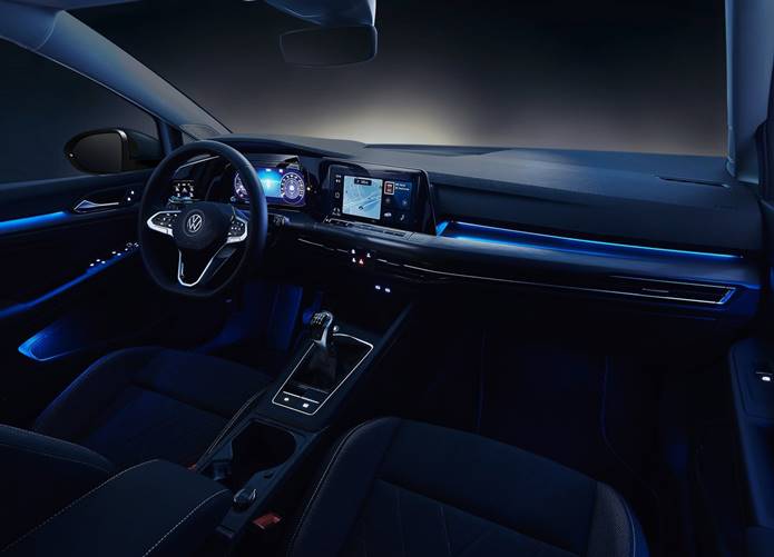 novo golf 2021 interior