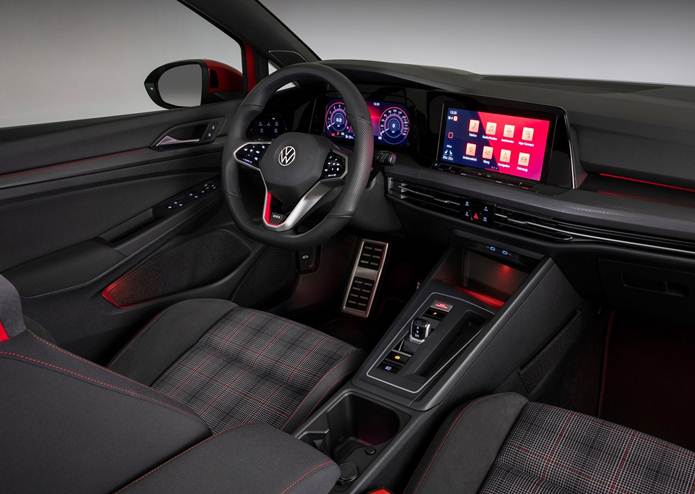 novo golf gti 2021 interior