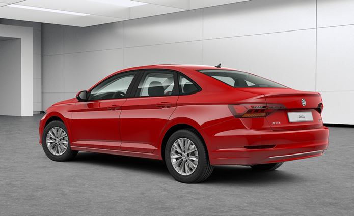 vw jetta 250 tsi 2019 traseira vermelho