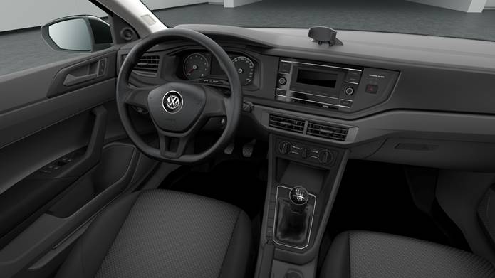 vw polo 1.0 2020 interior painel