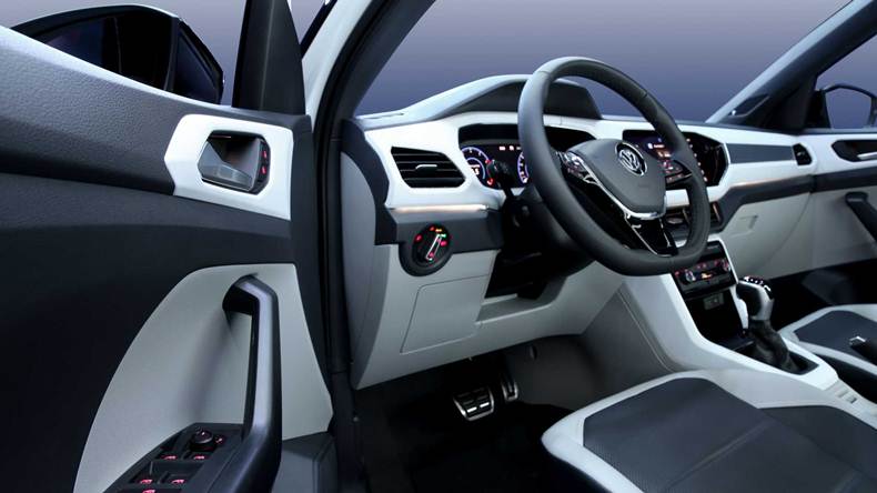 volkswagen t cross 2021 interior na cor branco