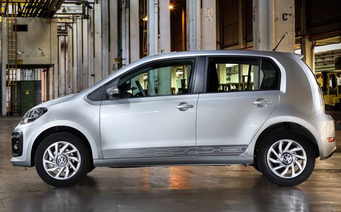 vw up connect 2020 lateral