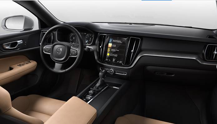 novo volvo s60 momentum interior painel