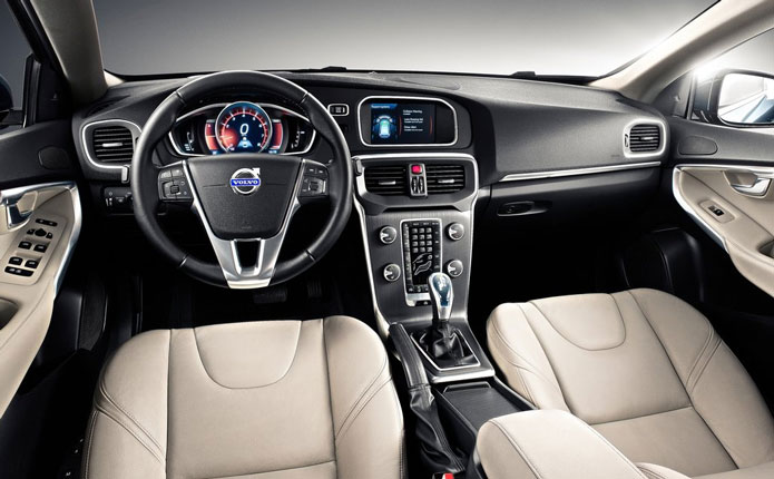 volvo v40 2013 interior