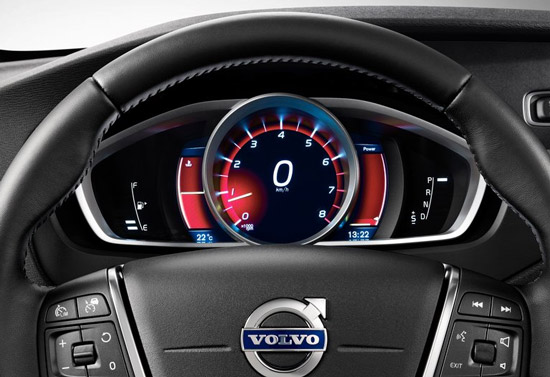 volvo v40 cross country interior mostradores