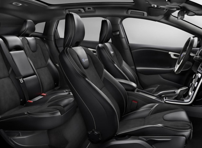 volvo v40 r-design interior