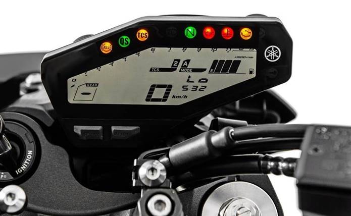 yamaha mt-09 2020 painel digital