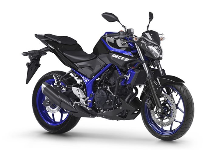 yamaha mt-03 2019 azul e preta