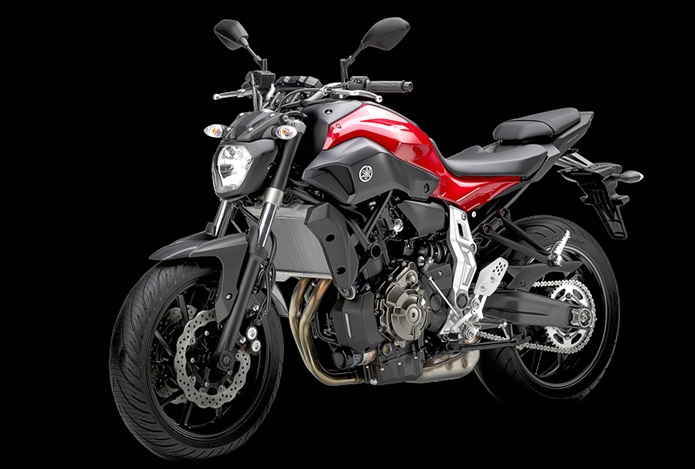 yamaha mt 07 vermelha