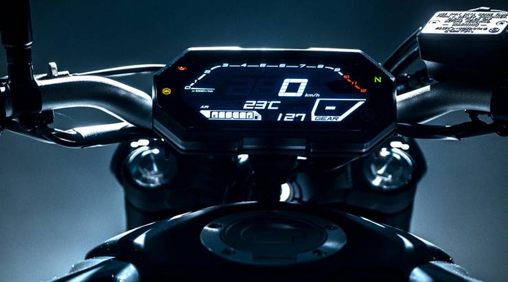 yamaha mt 07 2022 painel