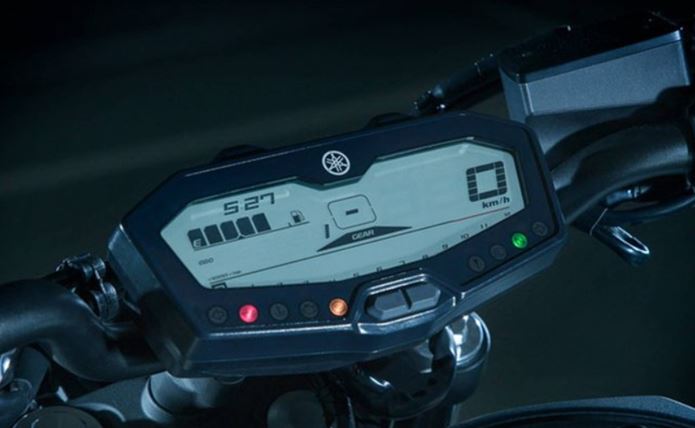 yamaha mt-07 2019 painel digital