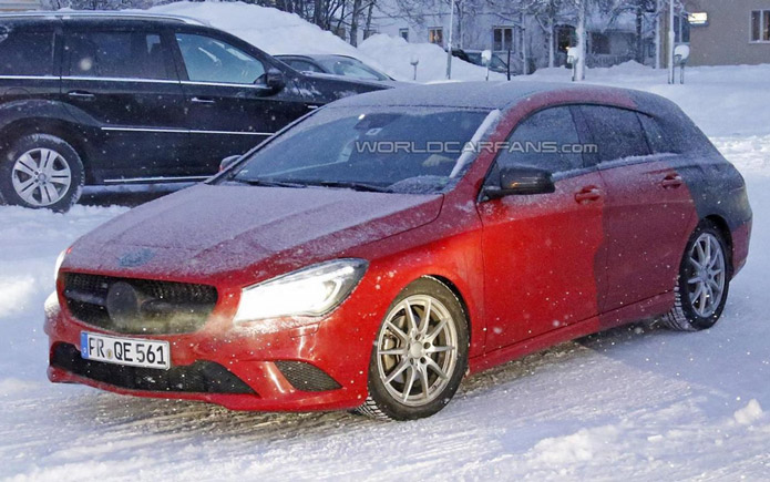 Mercedes CLA Shooting Brake já está em testes finais 1