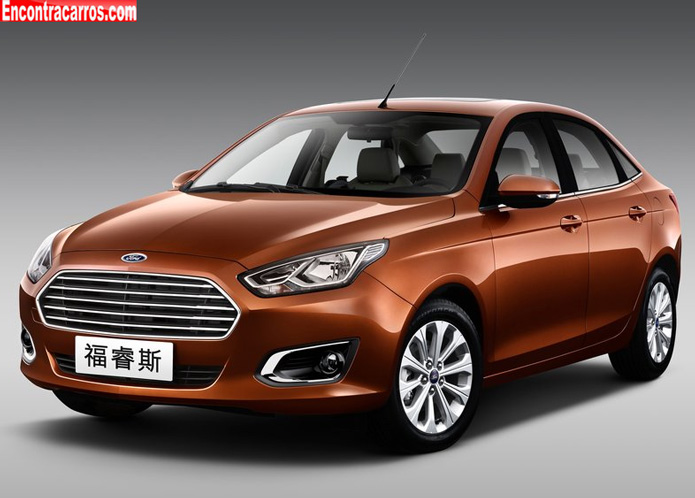Na China Ford revela o Novo Escort 2015 1