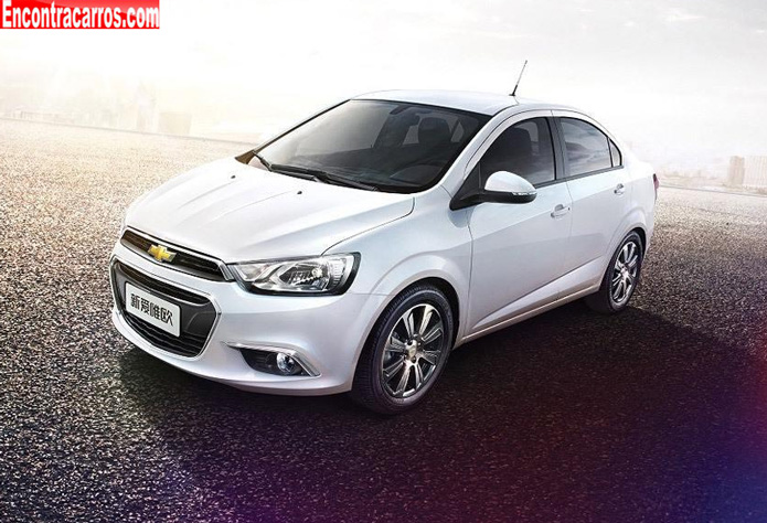 Chevrolet Sonic 2015 reestilizado é mostrado na China 2