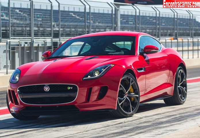 Para poucos Jaguar F-Type Coupe chega por R$ 426.300 a R$ 662.000 1