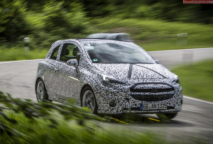 Opel divulga fotos do Novo Corsa 2015 2