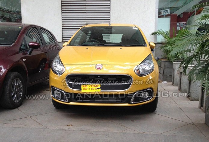 Fiat Punto é flagrado com visual atualizado na Índia 1