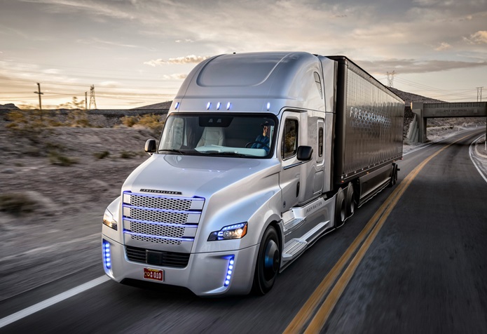 Freightliner apresenta o Inspiration o primeiro caminhão autonomo licenciado do mundo 1