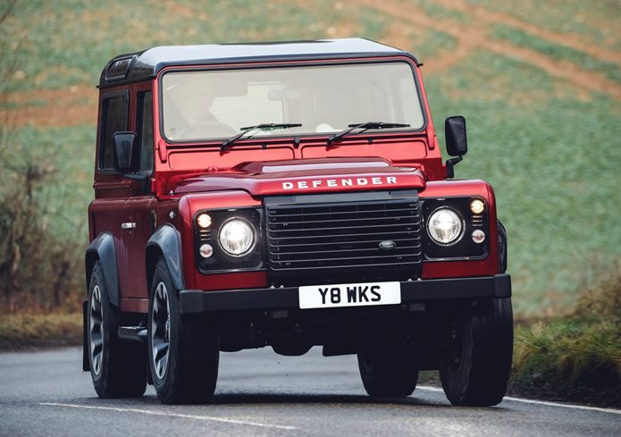 land rover defender works v8