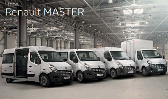 linha renault master 2019