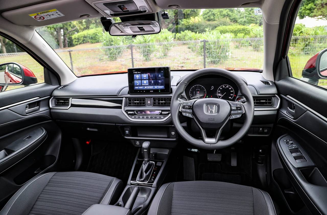 interior honda wr-v 2026