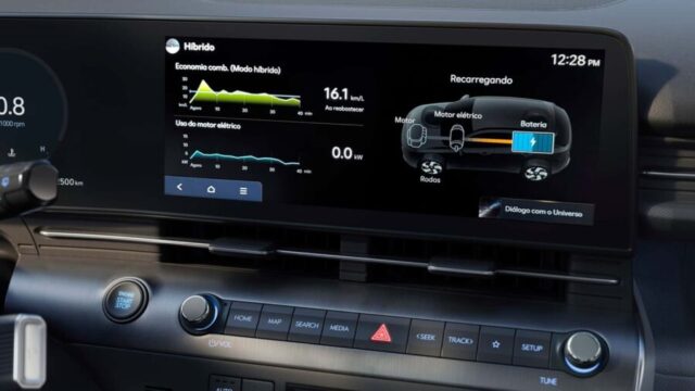 Hyundai Kona 2026 central multimidia