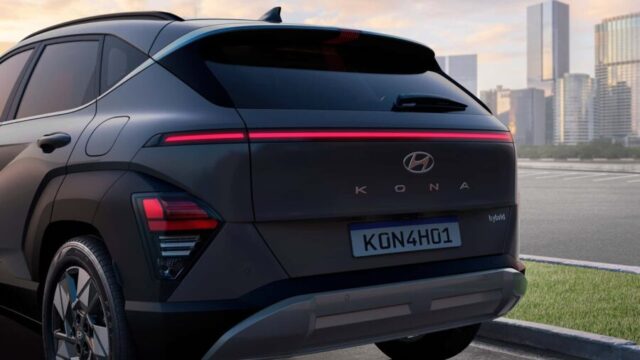 Hyundai Kona 2026 detalhe traseira lanterna LED