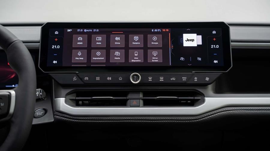 Multmidia do novo Jeep Compass 2026