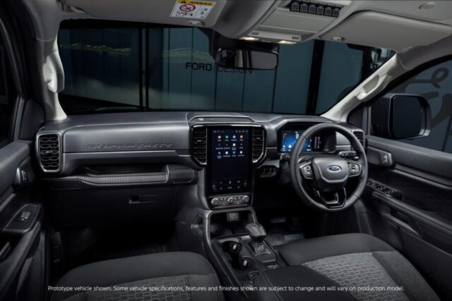 Ford Ranger Super Duty 2026 interior painel