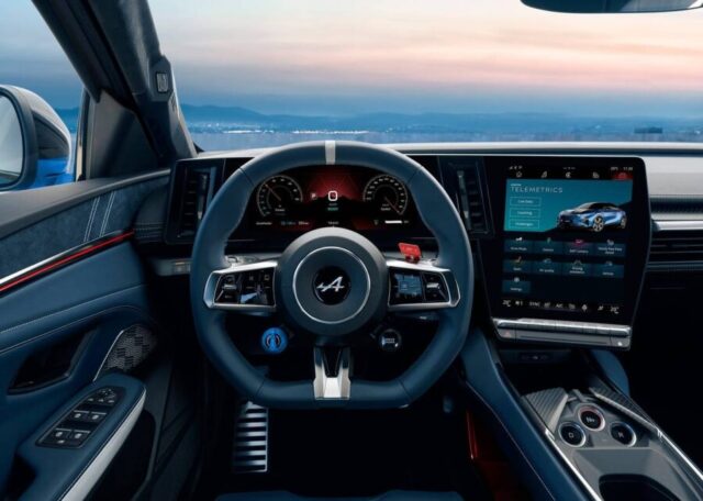 Alpine A390 interior