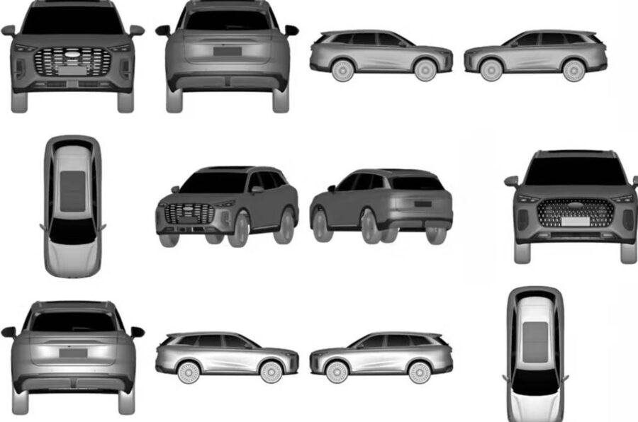 Chery Tiggo 9 2026 - Conheça o SUV top de linha da marca que será produzido no Brasil 2 Chery Tiggo 9 registro no INPI