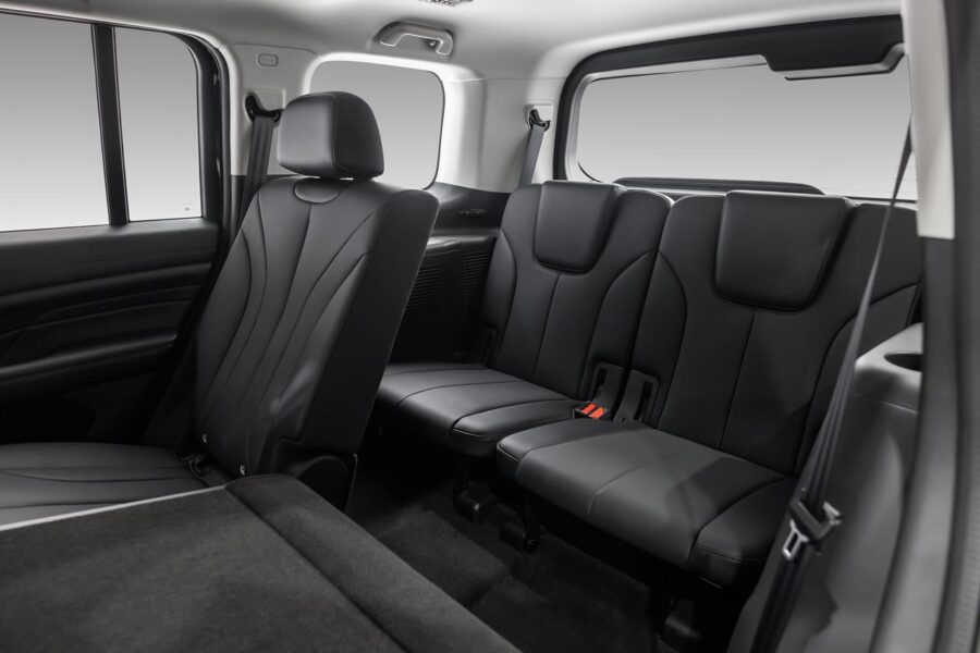 GWM Haval H9 2027 - Chega com nova grade e preço de R$ 335.000 6 Haval H9 interior banco traseiro terceira fileira
