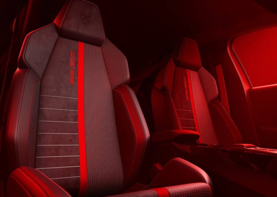 peugeot 208 GTI 2026 interior bancos