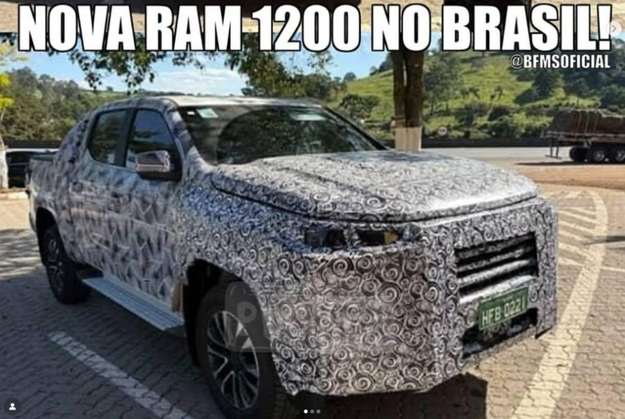 RAM 1200 2026 - Em detalhes a nova picape que ficará acima da Rampage 2 RAM 1200 flagra